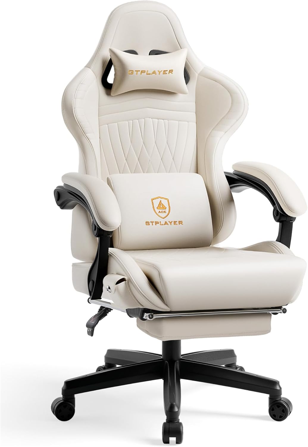 Home Office Image - Ergonomic Gaming Chair with Speakers, Footrest
