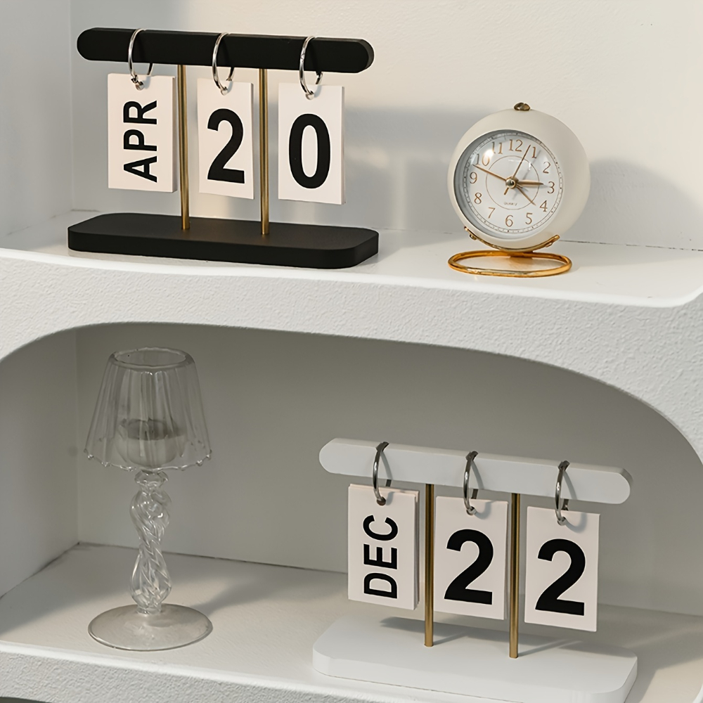 English Home Office - Nordic Style Page-Turning Desk Calendar –