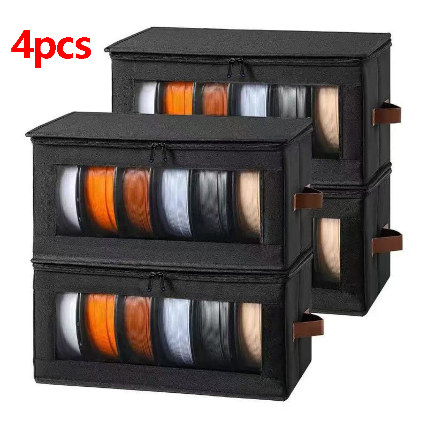 Home Office Work - 1/2/4pcs 3D Printer Filament Storage Box