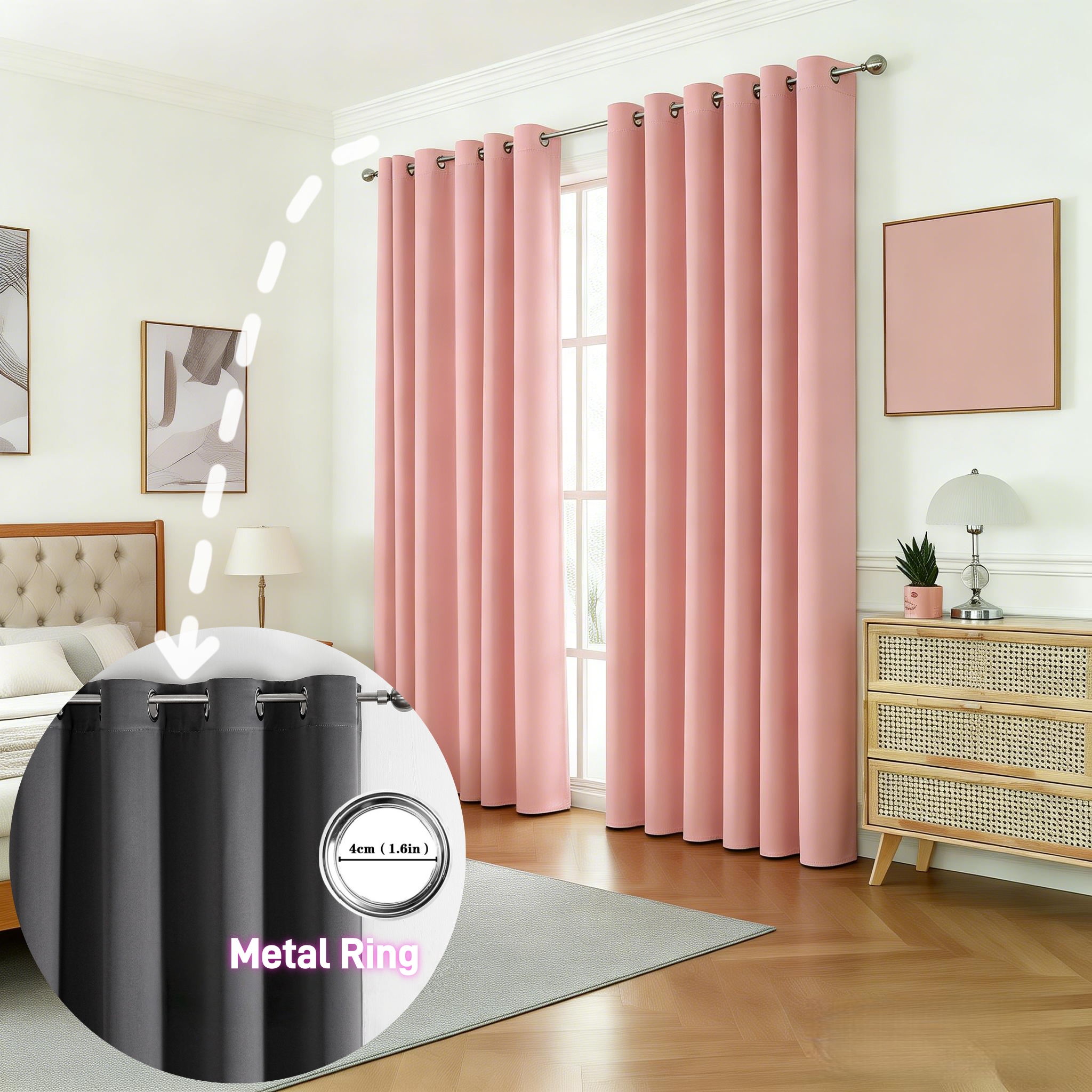 Home Office Rate - 1pc Modern Solid Color Full Shading
