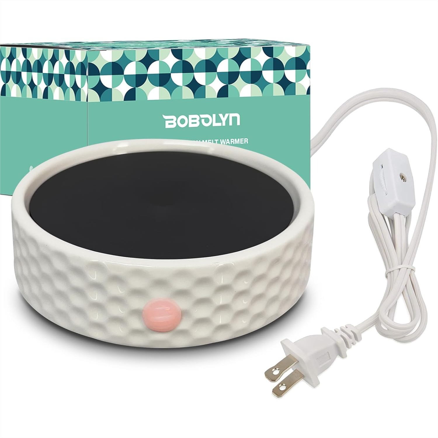 Home Office Image - Ceramic Candle Warmer Plate for Jar