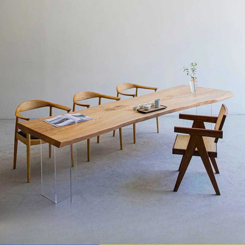 Nordic Solid Wood Acrylic Floa - مراجعة Home Office Studio وسعره