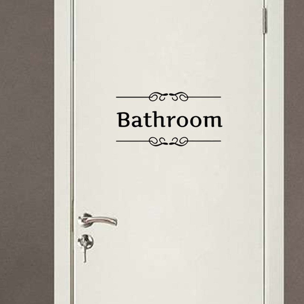 4Pcs Bathroom Wall Stickers To - مراجعة English Home Office وسعره
