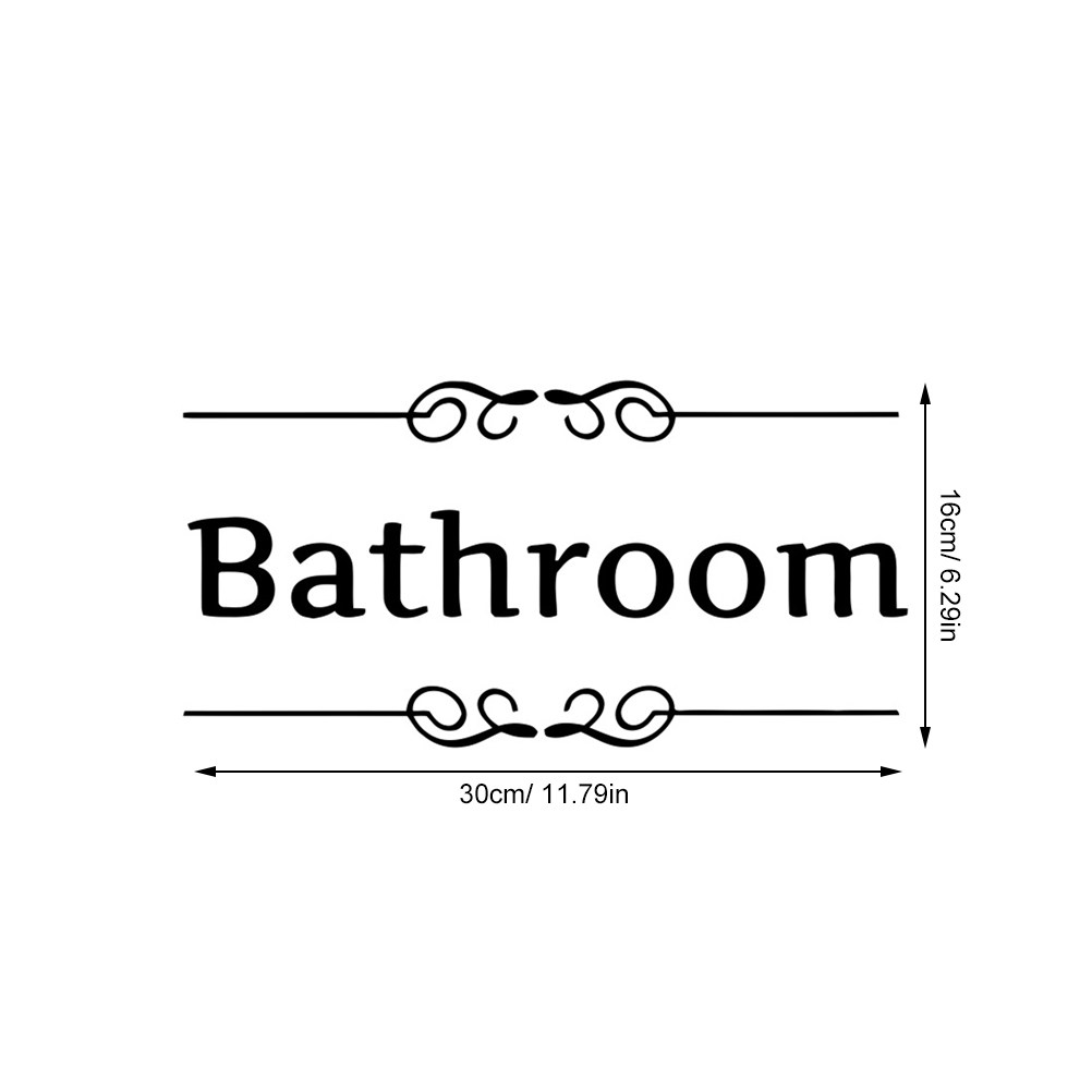 4Pcs Bathroom Wall Stickers To - مراجعة English Home Office وسعره
