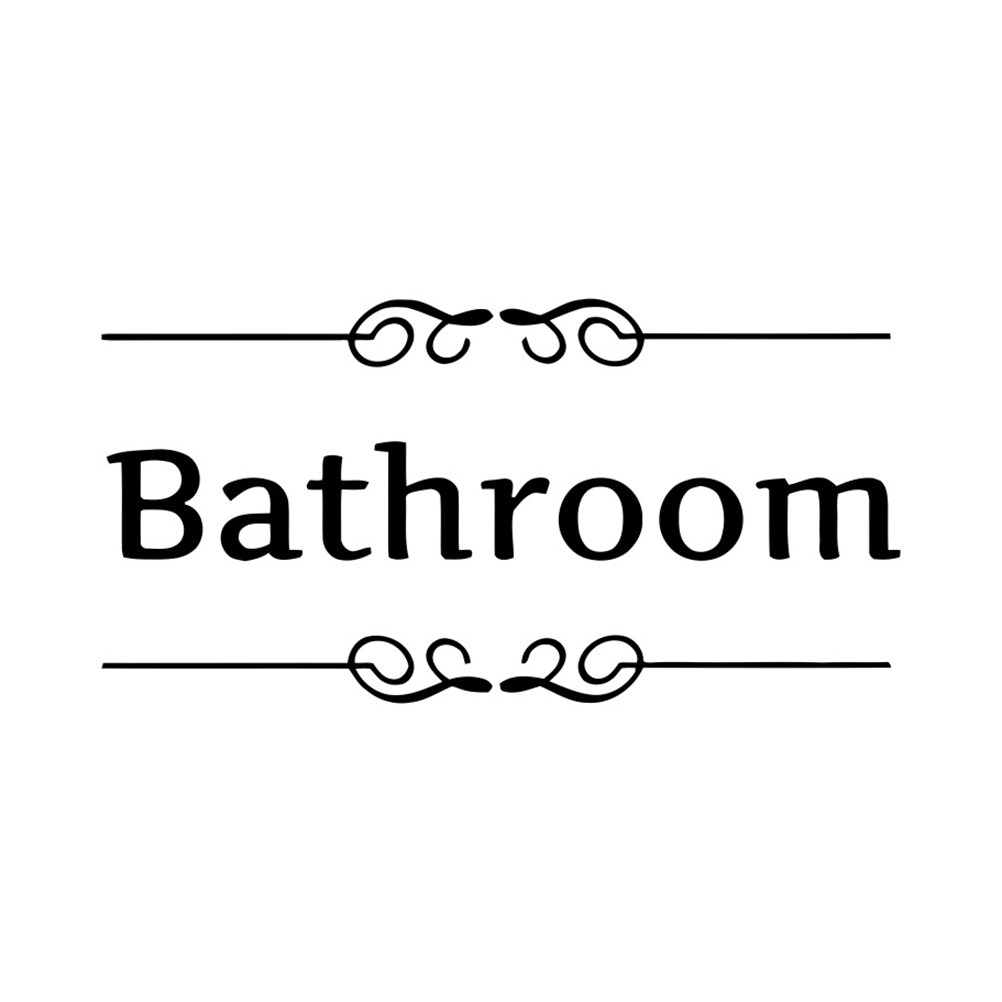 4Pcs Bathroom Wall Stickers To - مراجعة English Home Office وسعره