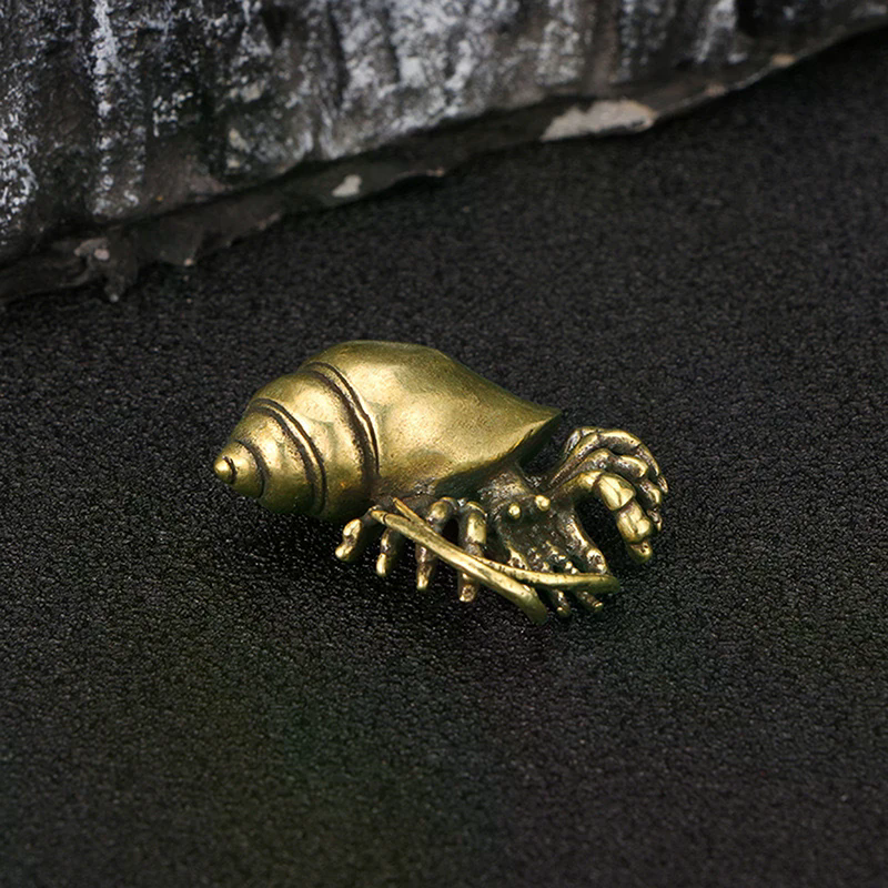 Vintage Brass Hermit Crab Figu - مراجعة English Home Office وسعره