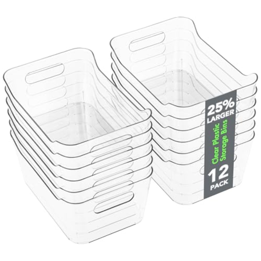 202612 Pack Plastic Storage Bi - مراجعة Home Office Kitchen وسعره