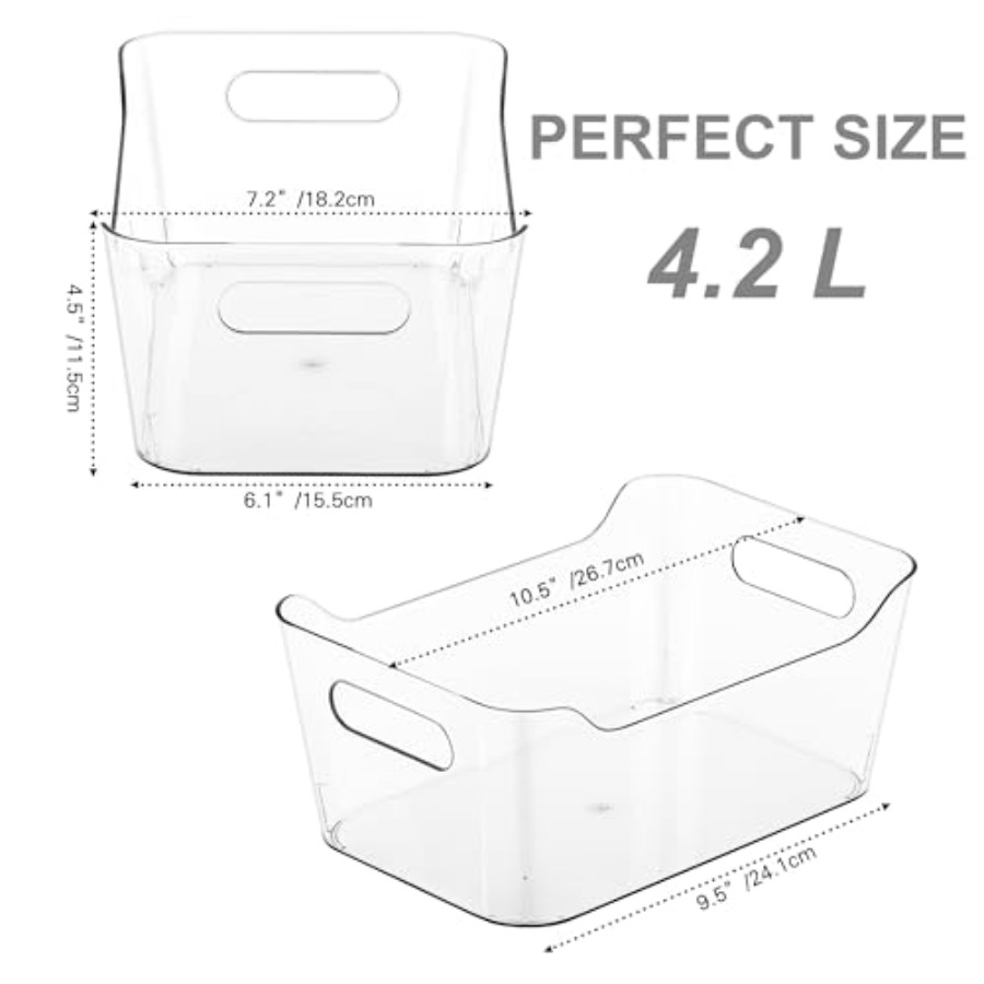 202612 Pack Plastic Storage Bi - مراجعة Home Office Kitchen وسعره