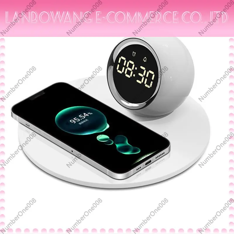 Wireless Charger Night Light,  - مراجعة Led Desk Clock وسعره