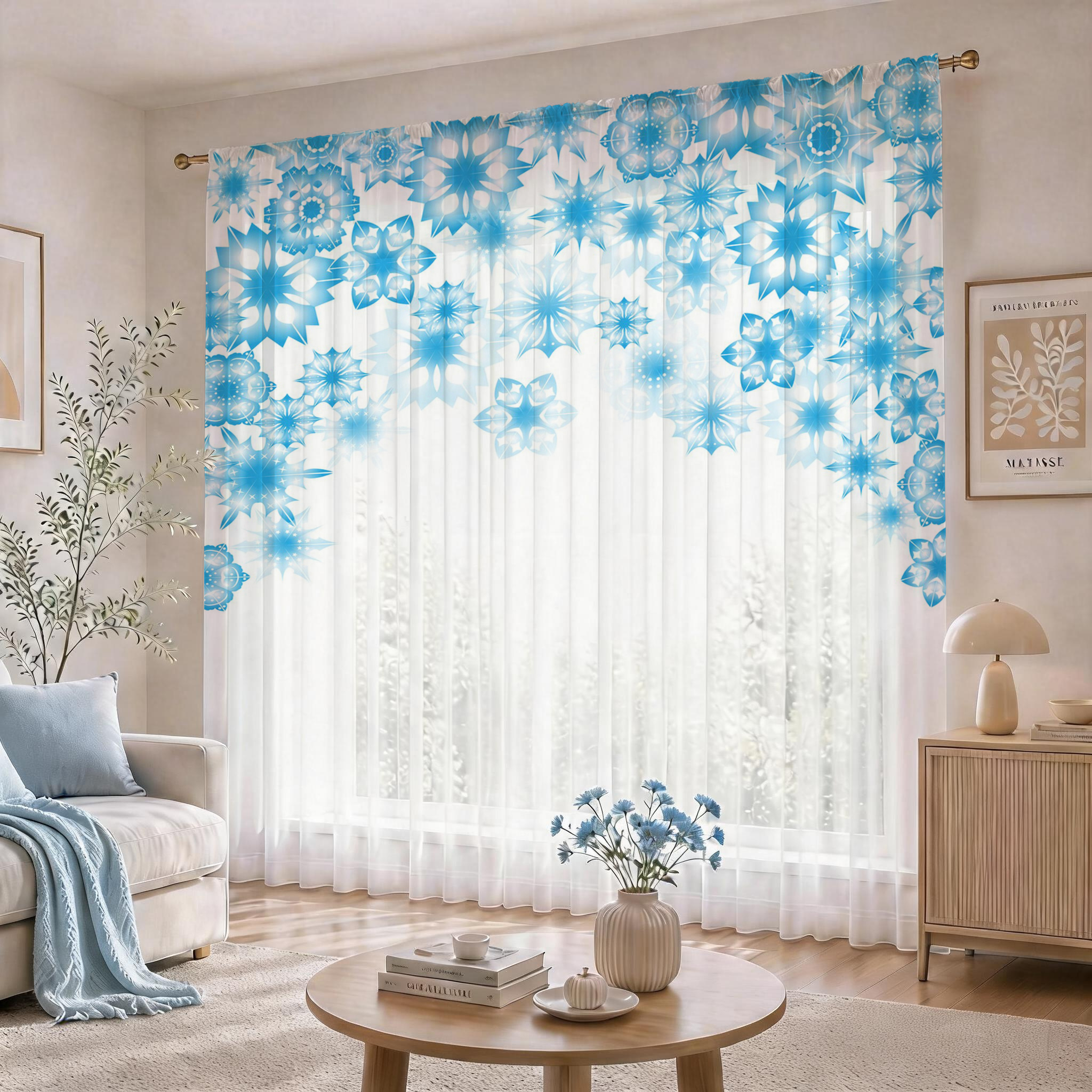 Blue Star Modern Gradient Shee - مراجعة Home Office Rate وسعره