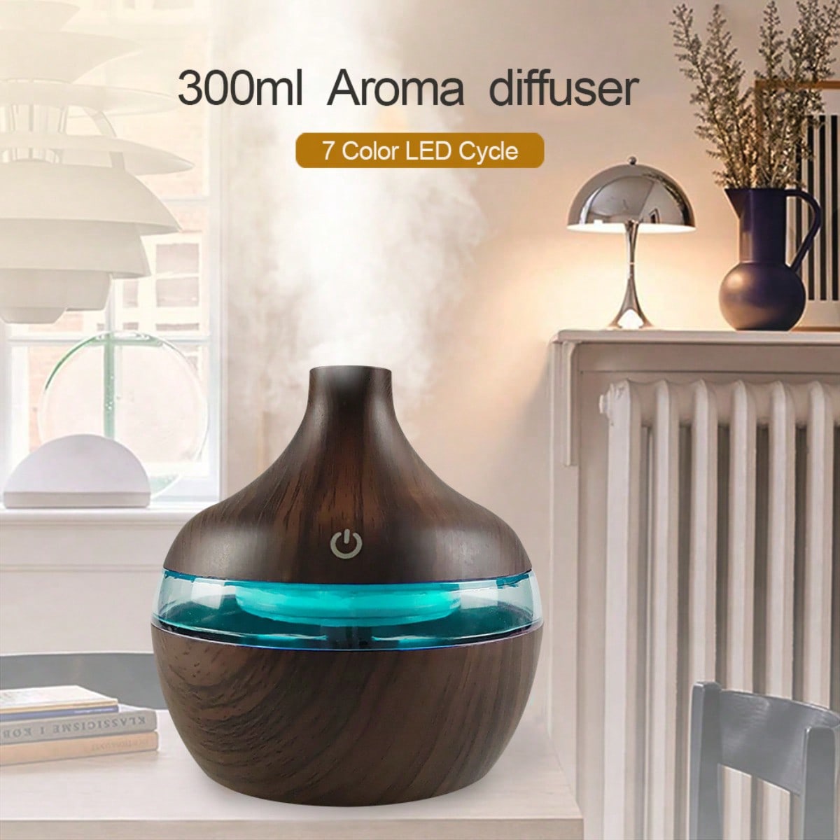 2-In-1 Wood Air Humidifier & A - مراجعة Home Office Studio وسعره