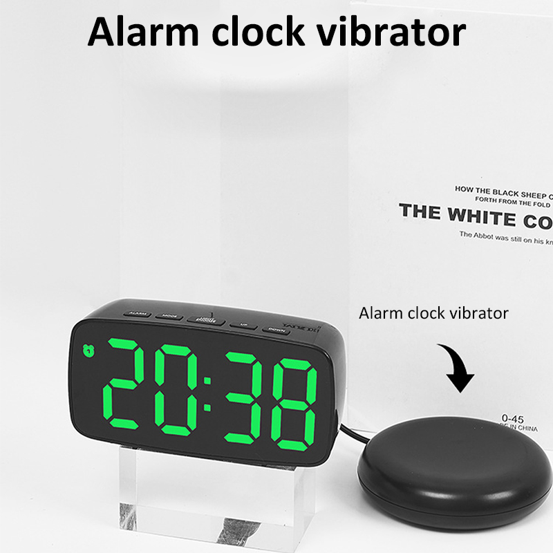 Super Loud Vibrating Alarm Clo - مراجعة Led Desk Clock وسعره