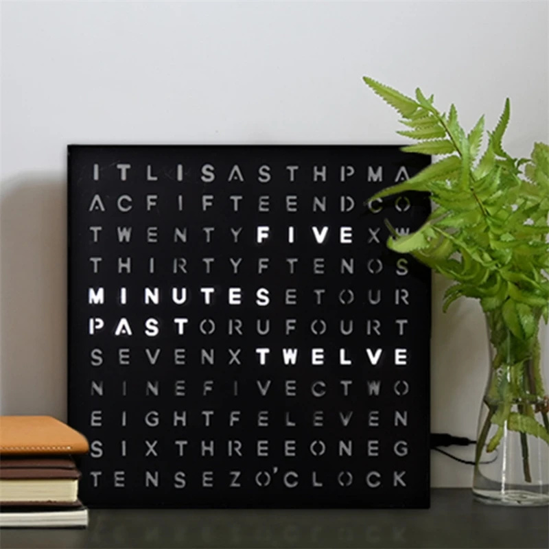 Timed Electronic Lightbox Engl - مراجعة Led Desk Clock وسعره