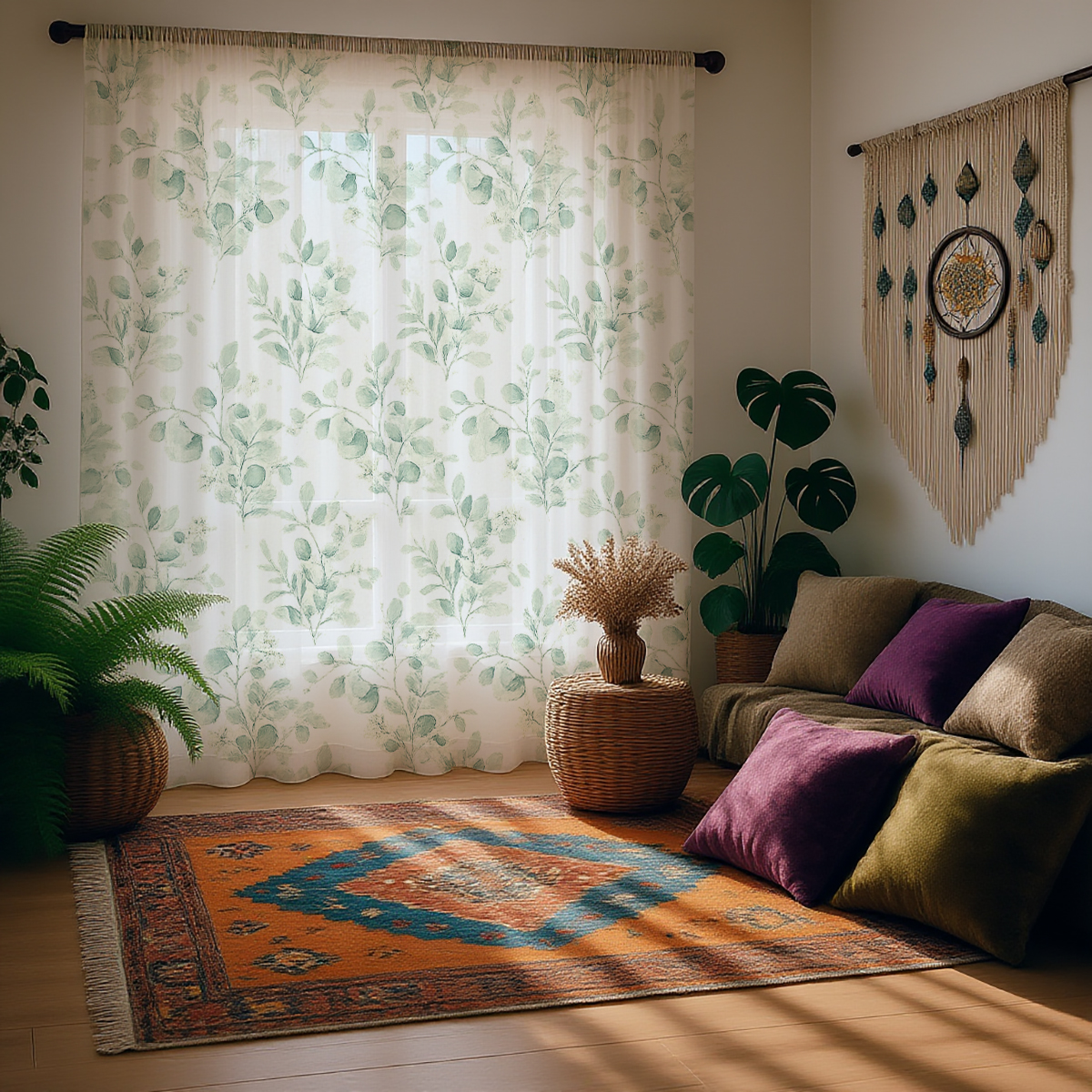 1 Piece Green Branch & Bud She - مراجعة Home Office Rate وسعره