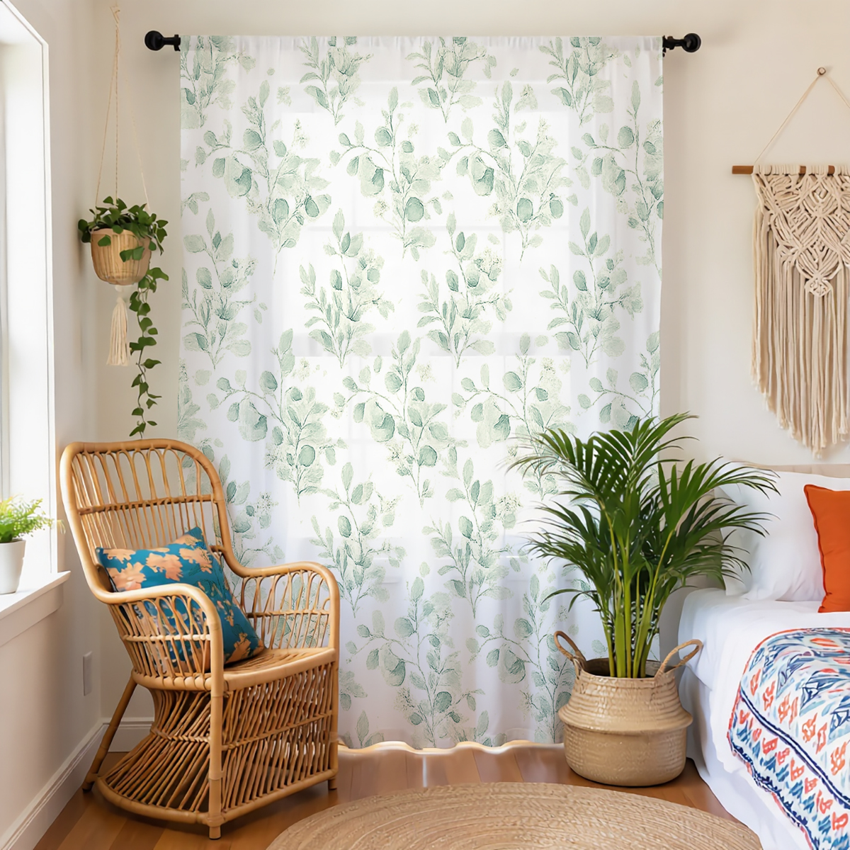 1 Piece Green Branch & Bud She - مراجعة Home Office Rate وسعره