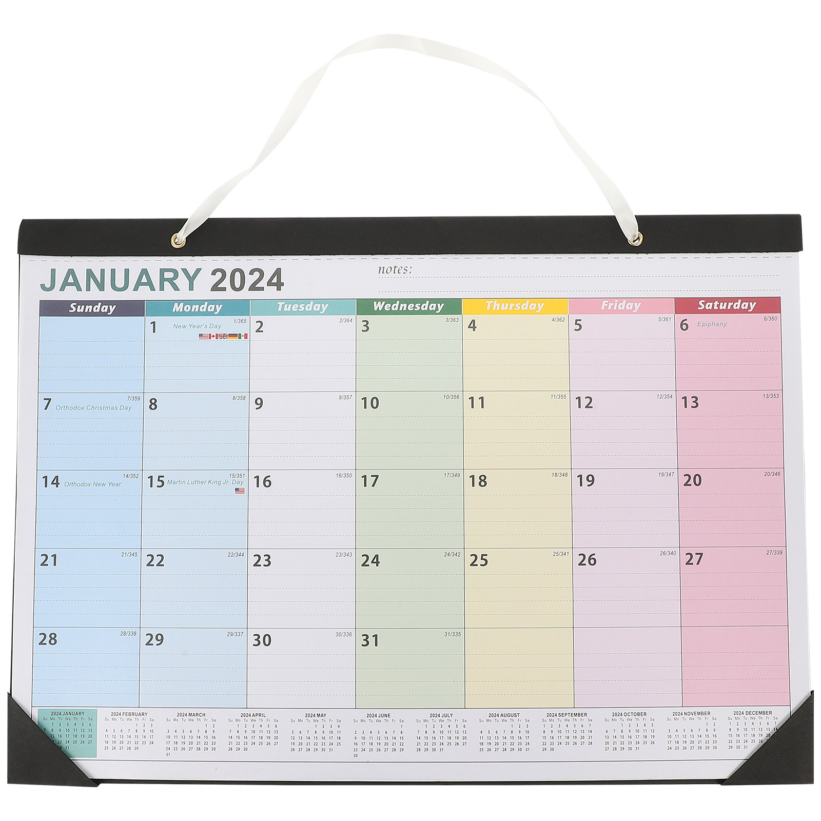 English Wall Calendar Thick Pa - مراجعة English Home Office وسعره