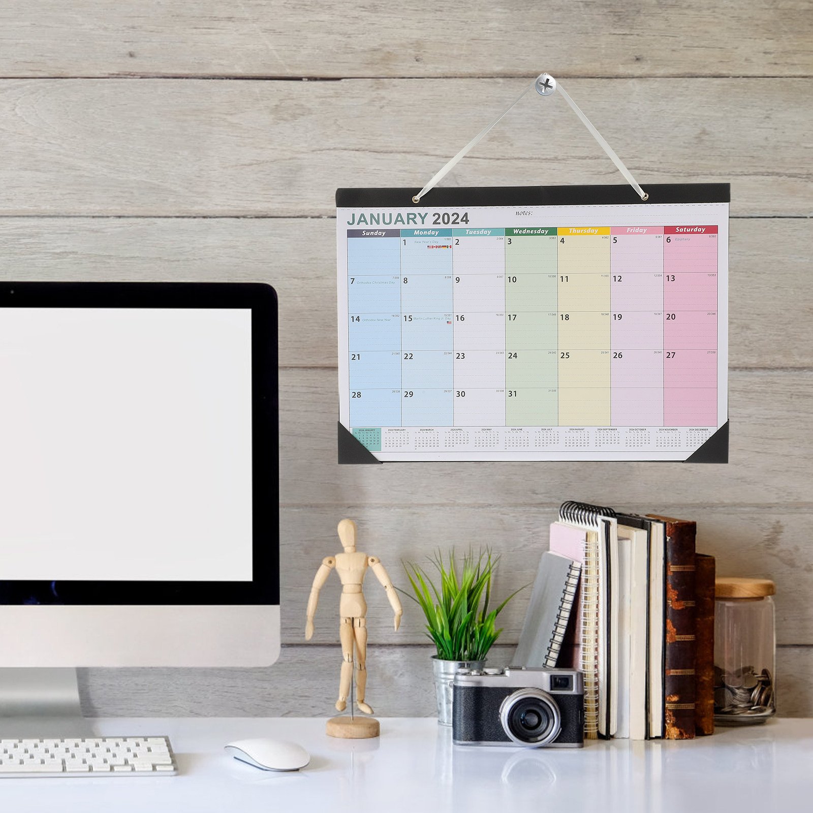 English Wall Calendar Thick Pa - مراجعة English Home Office وسعره