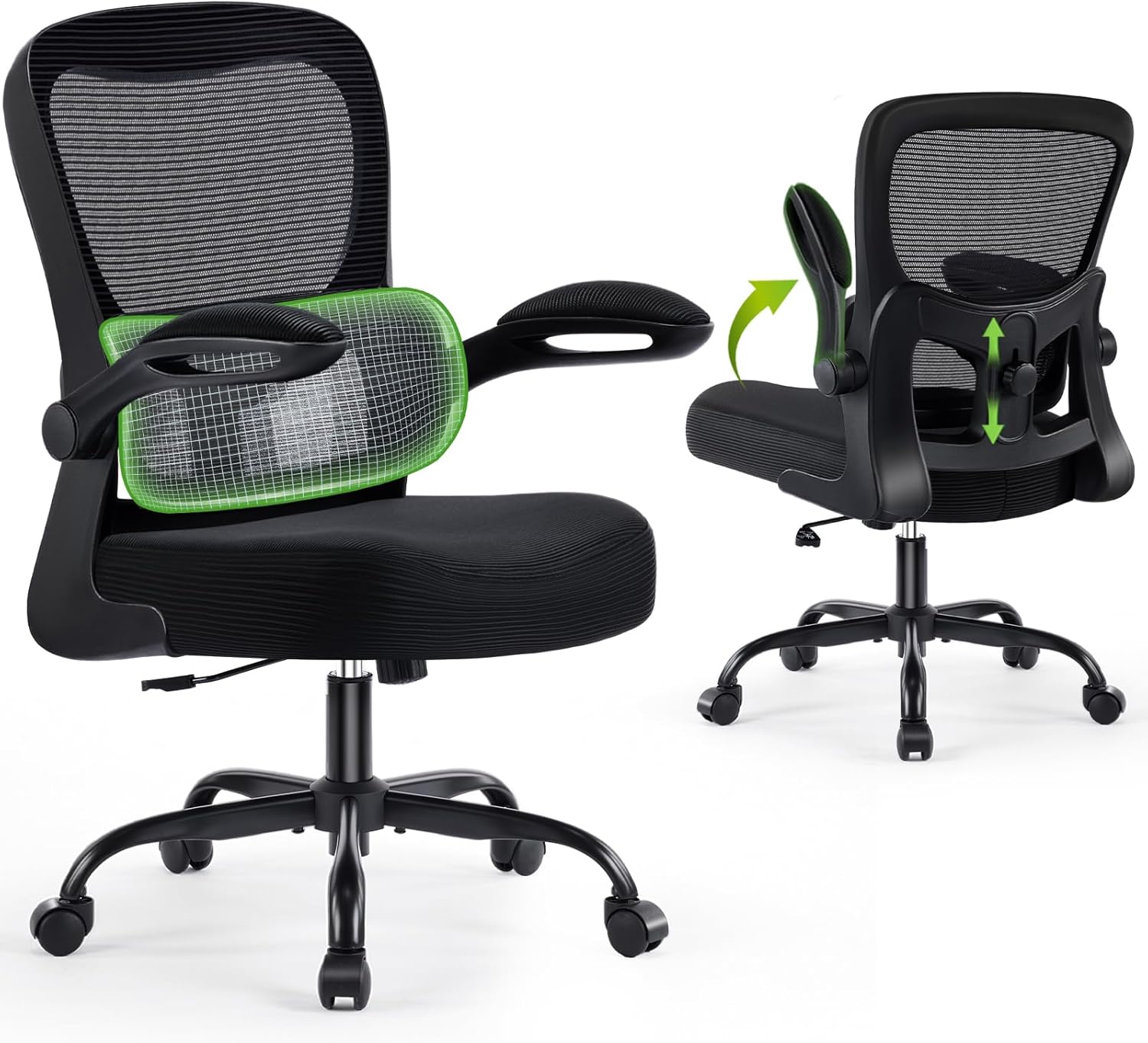Ergonomic Office Chair with Ad - مراجعة Home Office Work وسعره
