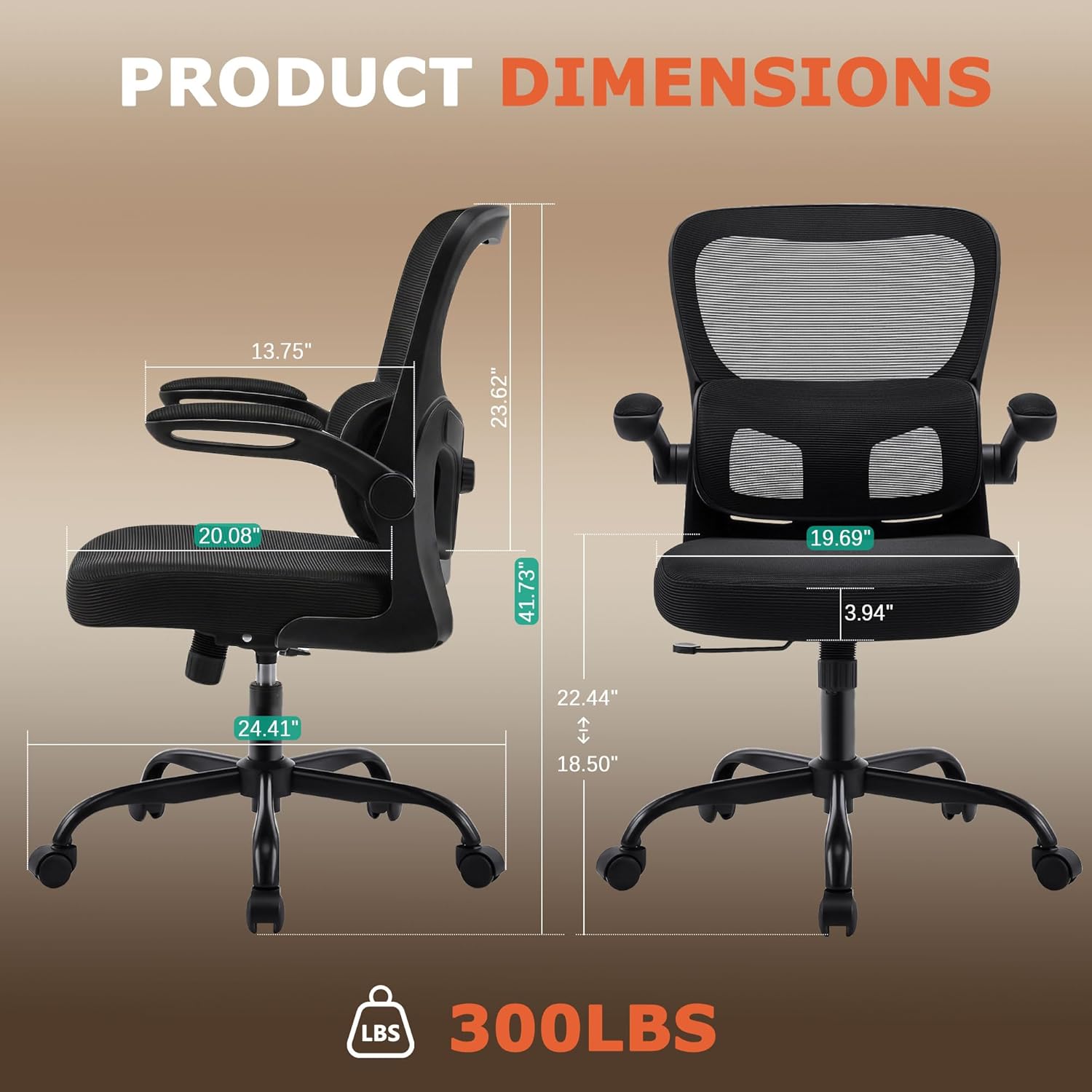 Ergonomic Office Chair with Ad - مراجعة Home Office Work وسعره