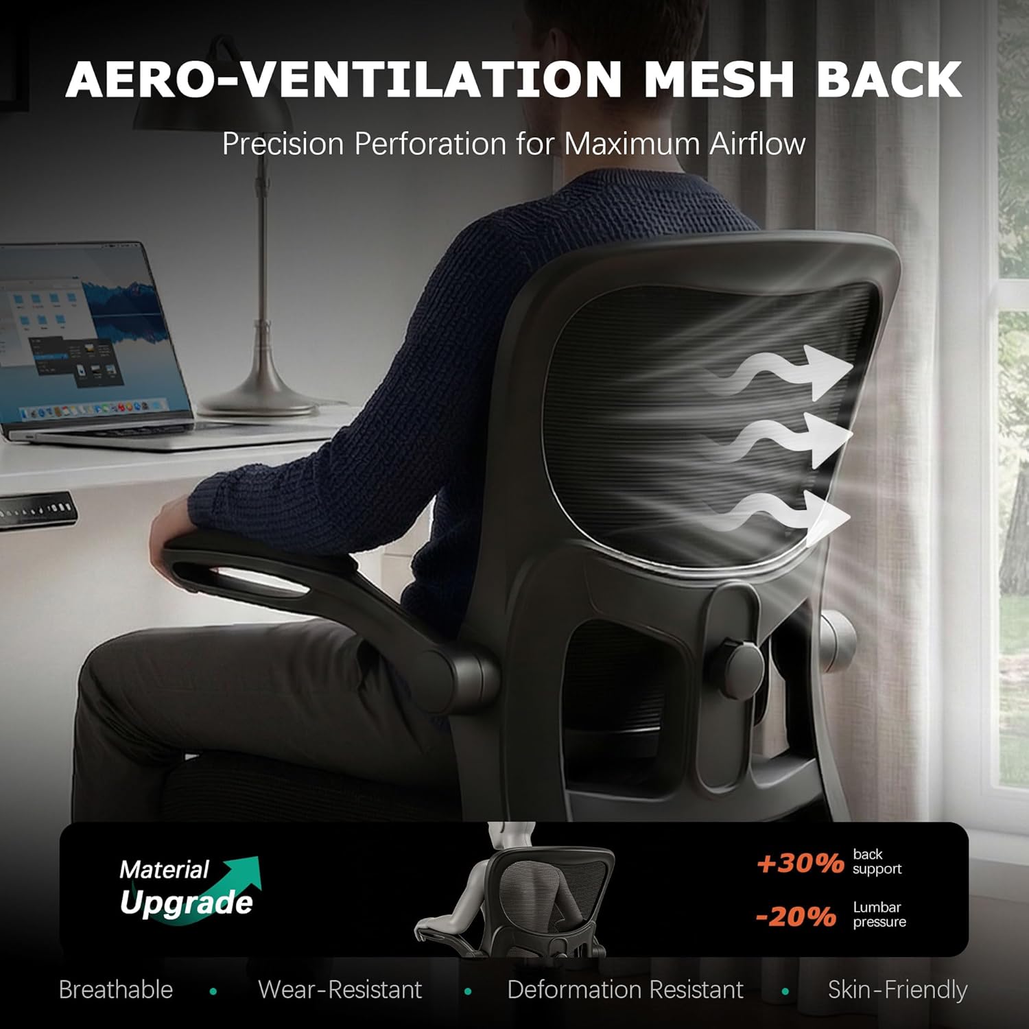 Ergonomic Office Chair with Ad - مراجعة Home Office Work وسعره