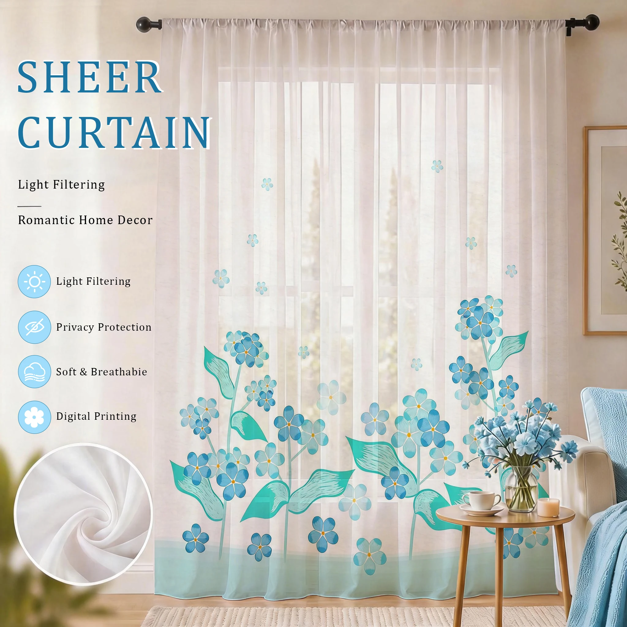 Light blue Modern Gradient She - مراجعة Home Office Rate وسعره