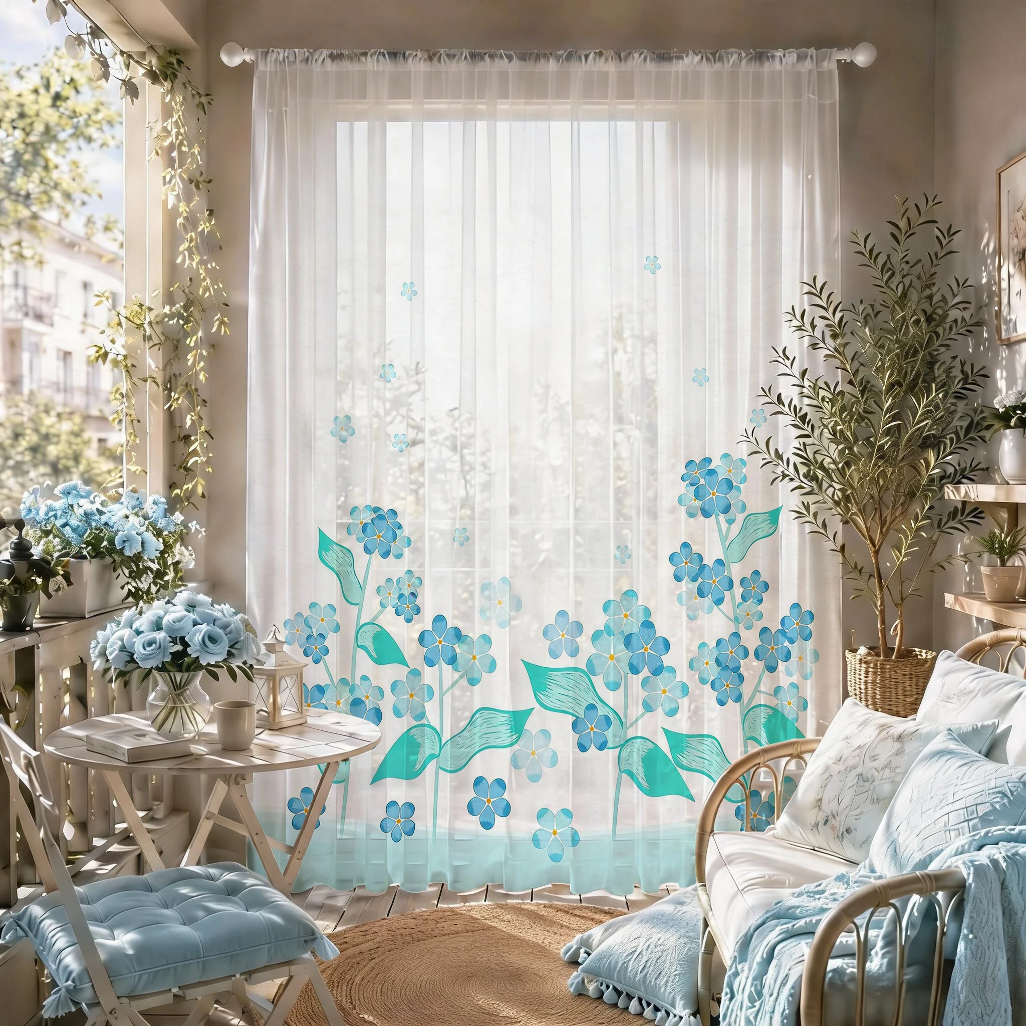Light blue Modern Gradient She - مراجعة Home Office Rate وسعره