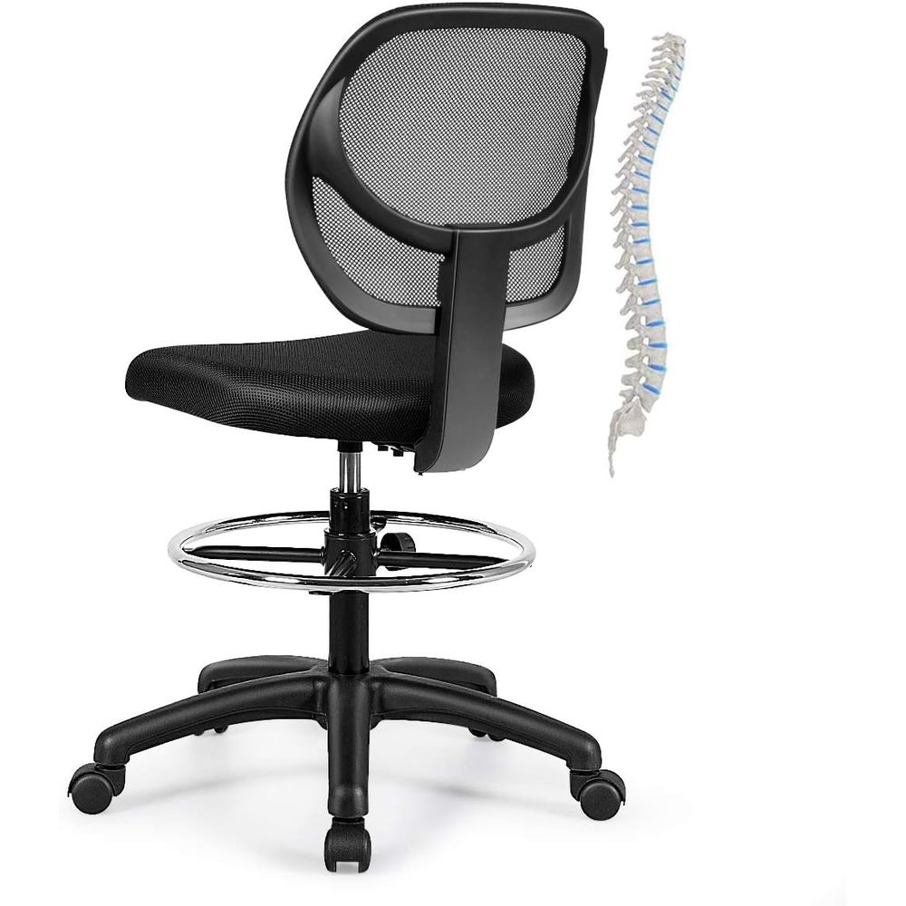 Ergonomic Black Mesh Swivel Of - مراجعة Home Office Kitchen وسعره