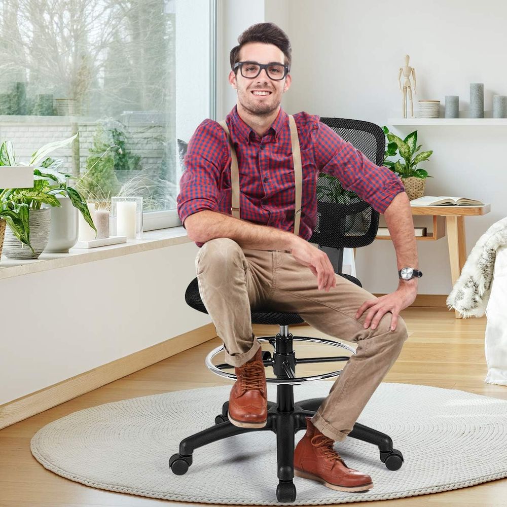 Ergonomic Black Mesh Swivel Of - مراجعة Home Office Kitchen وسعره
