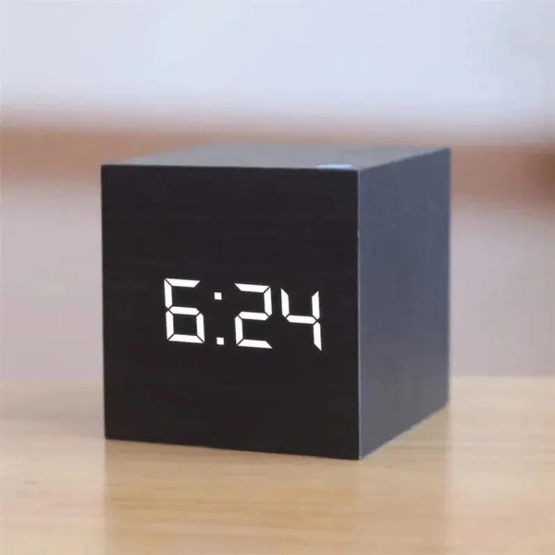 Voice Control Digital Electron - مراجعة Led Desk Clock وسعره