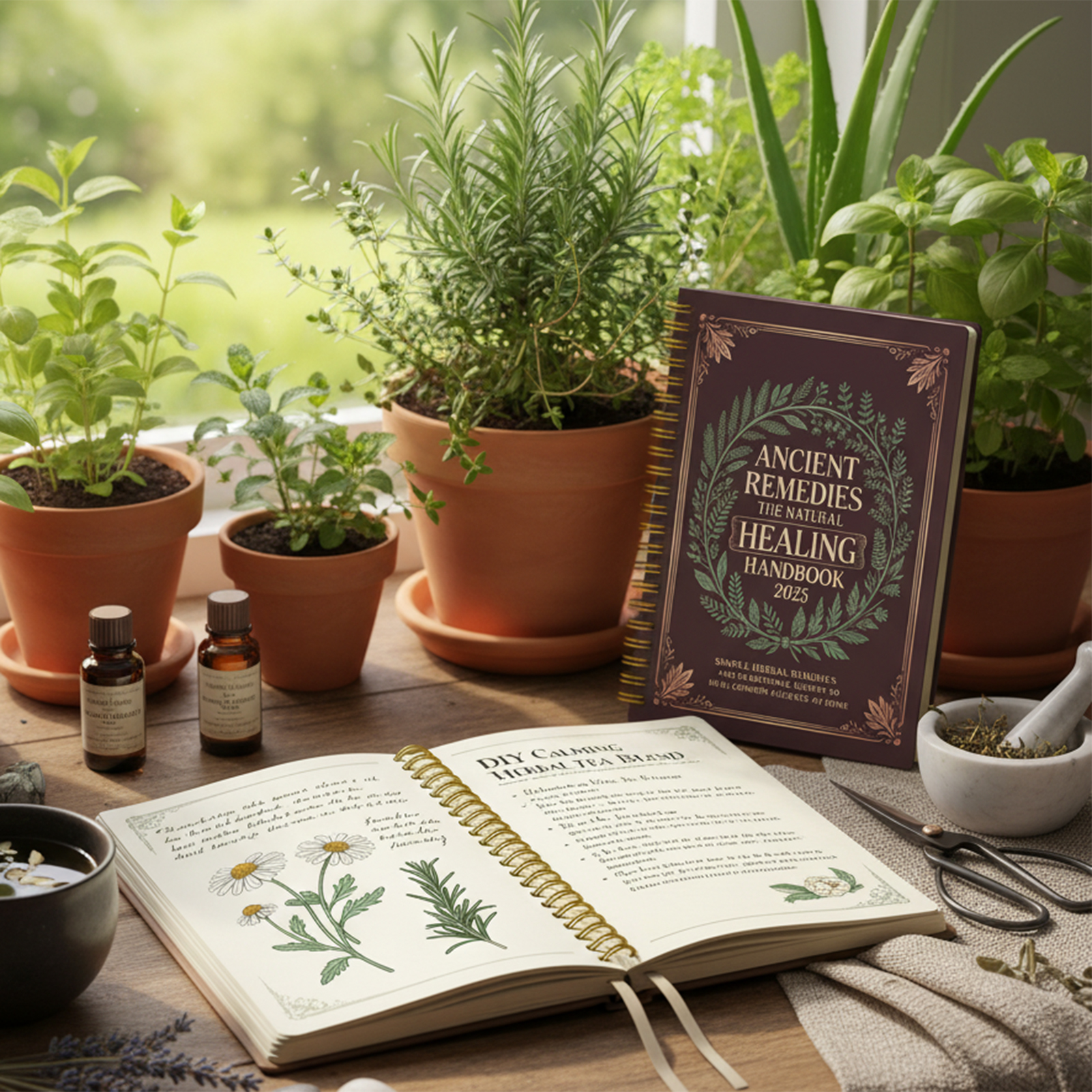 Natural Remedies Handbook with - مراجعة English Home Office وسعره