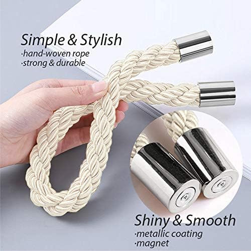 Magnetic Curtain Tiebacks 2 Pa - مراجعة Home Office Image وسعره
