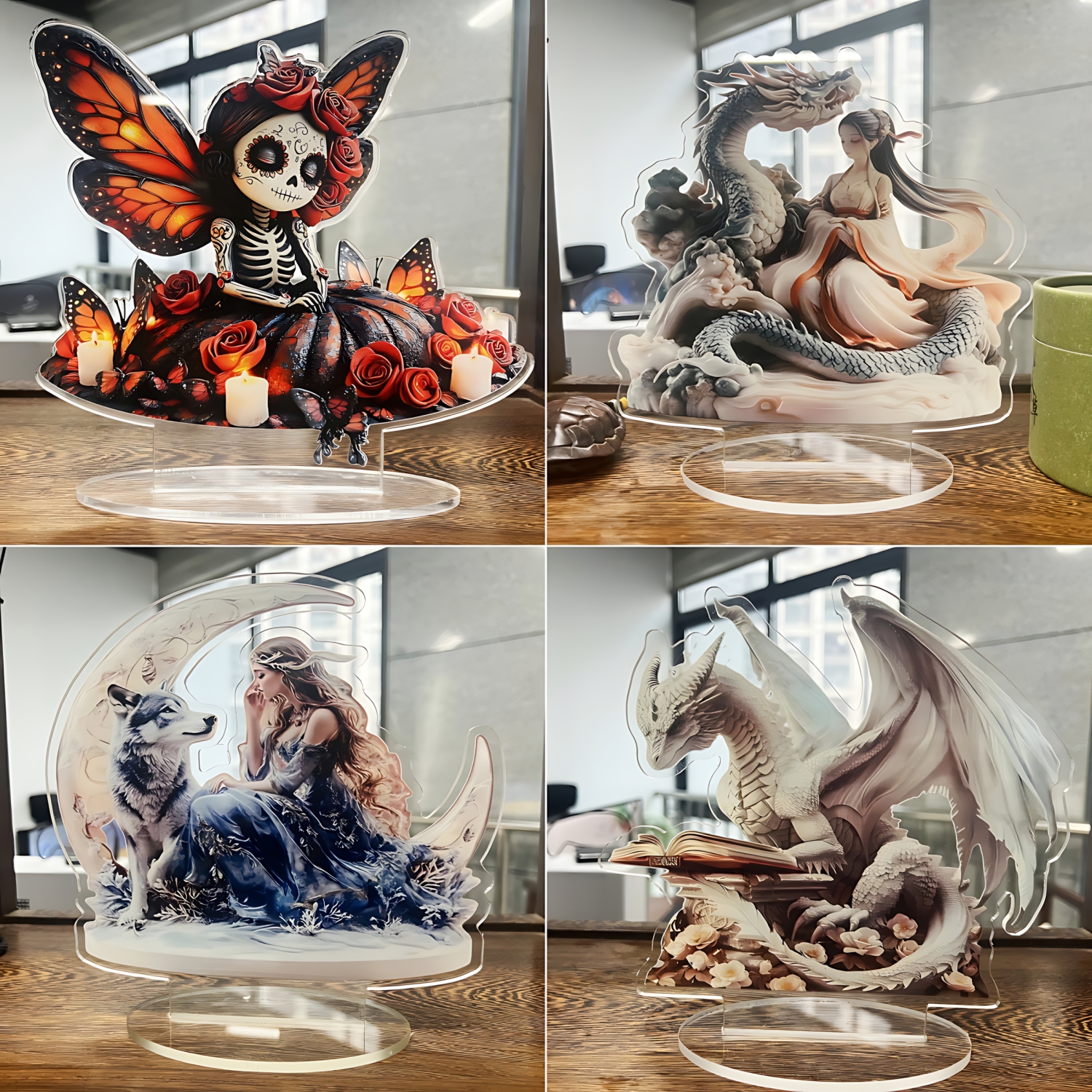 Fairy Statue,2D Flat Acrylic P - مراجعة Home Office Studio وسعره