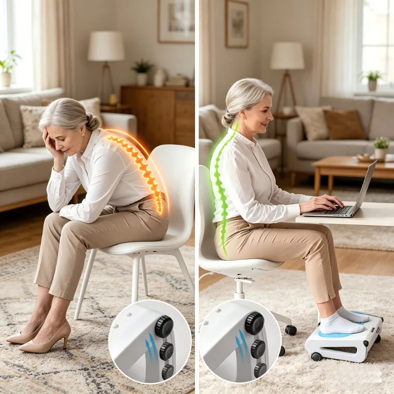 Adjustable Height Foot Rest St - مراجعة Home Office Work وسعره