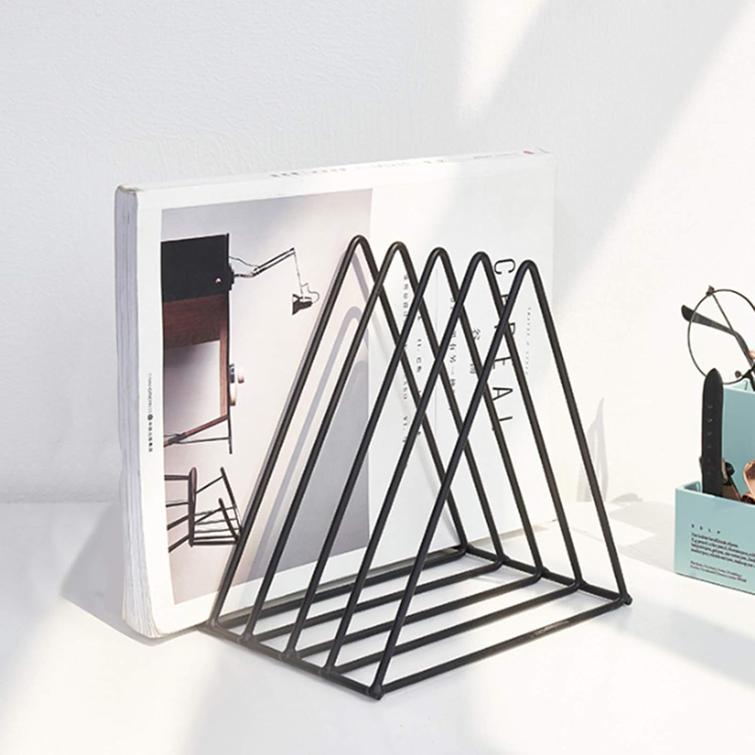 5-Slot Triangle File Holder, M - مراجعة Home Office Image وسعره