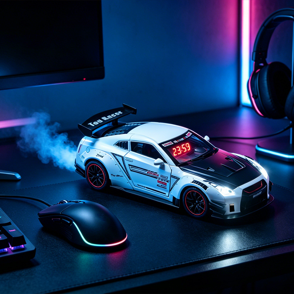 Hypercar LED Alarm Clock, Rech - مراجعة Led Desk Clock وسعره