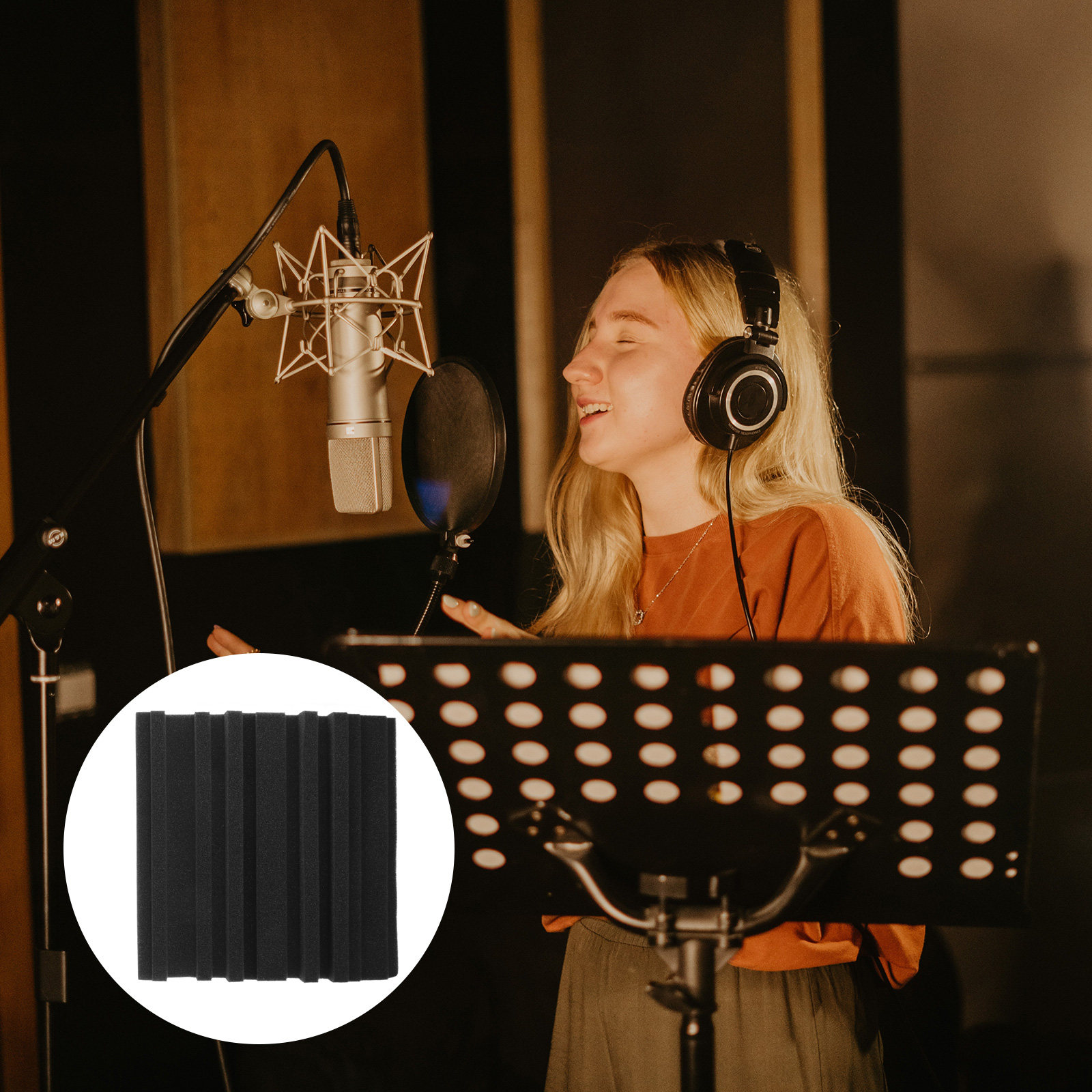 6Pcs Self-Adhesive Sound Insul - مراجعة Home Office Studio وسعره
