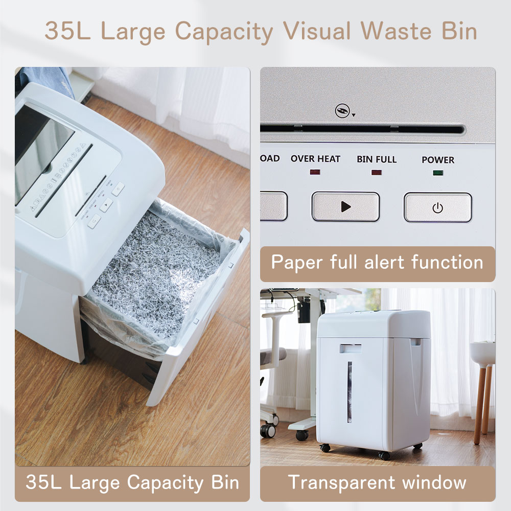 Heavy Duty 35L Paper Shredder  - مراجعة Paper Shredder Micro وسعره