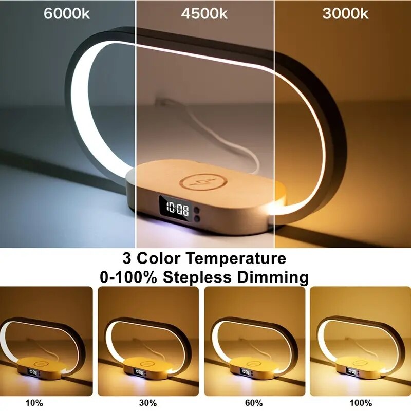 Multifunction Wireless Charger - مراجعة Led Desk Clock وسعره