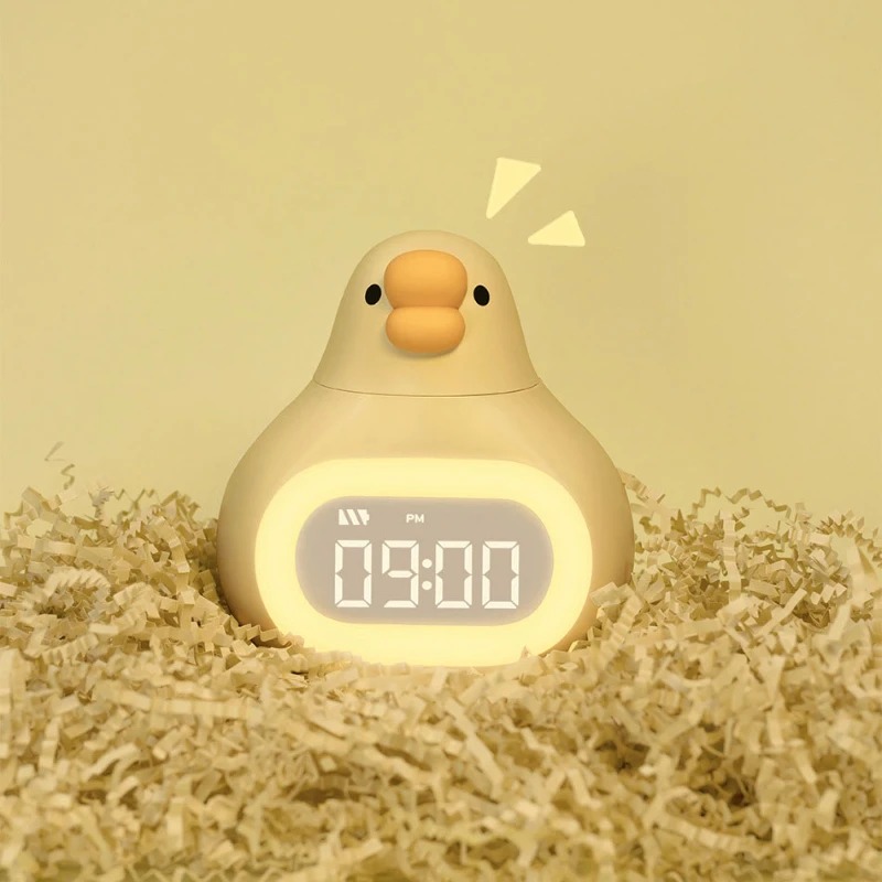 Cartoon Goose Digital Alarm Cl - مراجعة Led Desk Clock وسعره