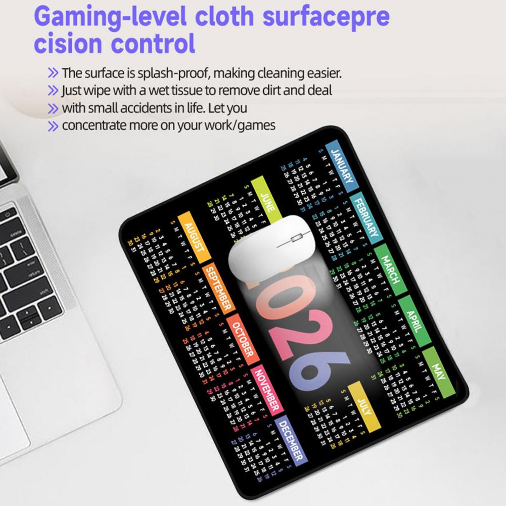 2026 Calendar Mouse Pad Waterp - مراجعة Home Office Pc وسعره