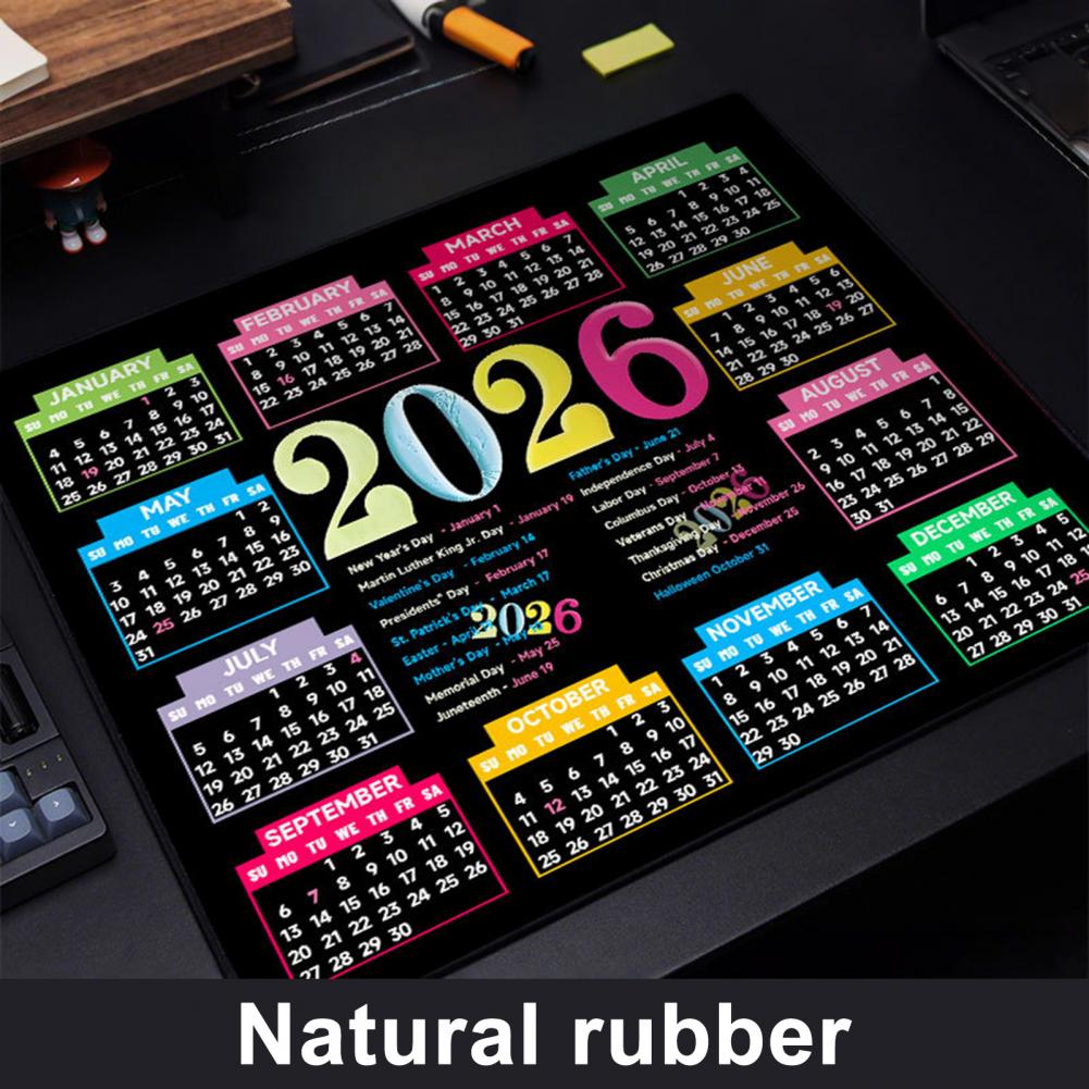 2026 Calendar Mouse Pad Waterp - مراجعة Home Office Pc وسعره