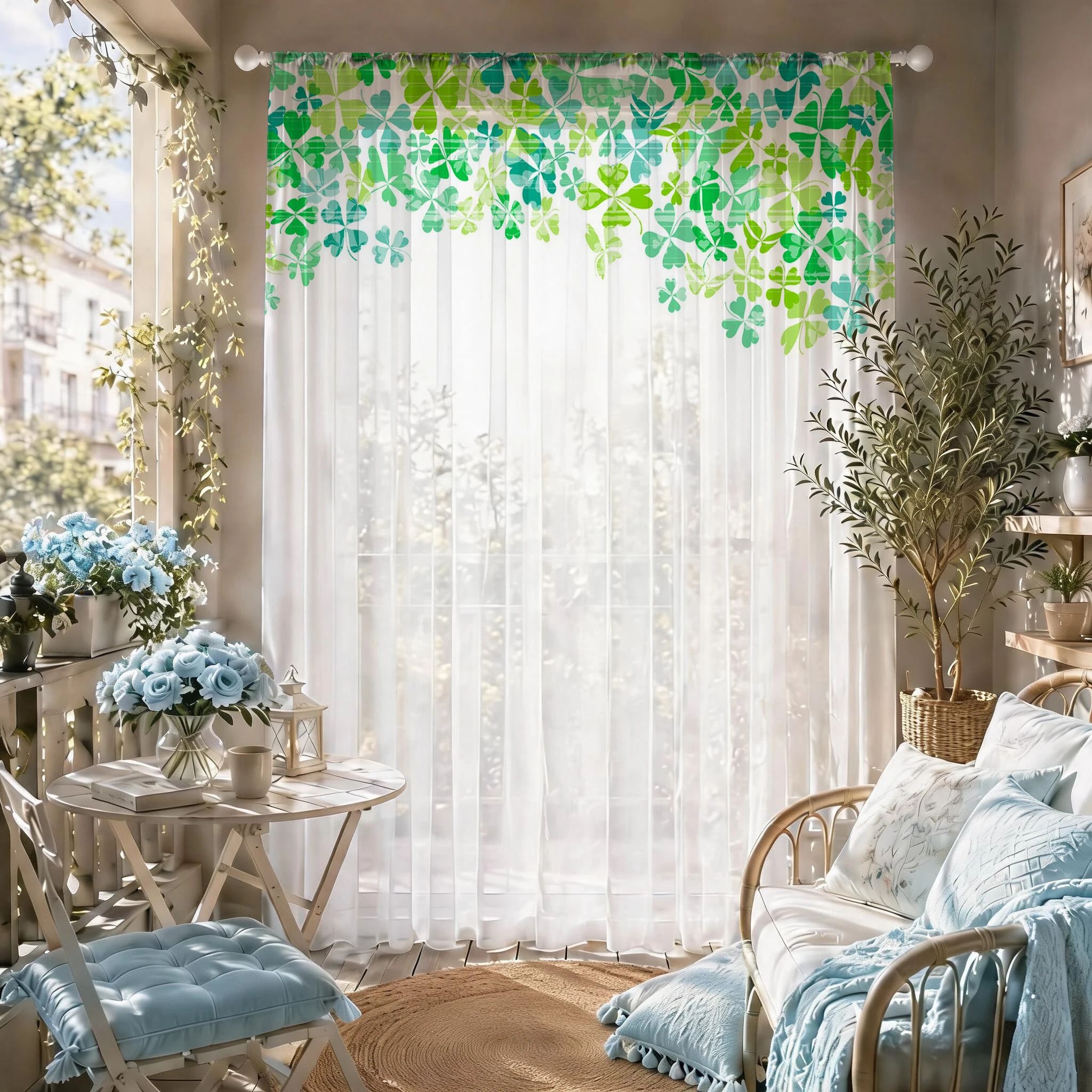 Light blue Modern Gradient She - مراجعة Home Office Rate وسعره
