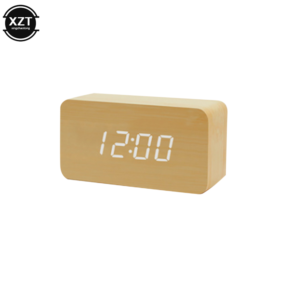 Fashion Alarm Clock LED Wooden - مراجعة Led Desk Clock وسعره