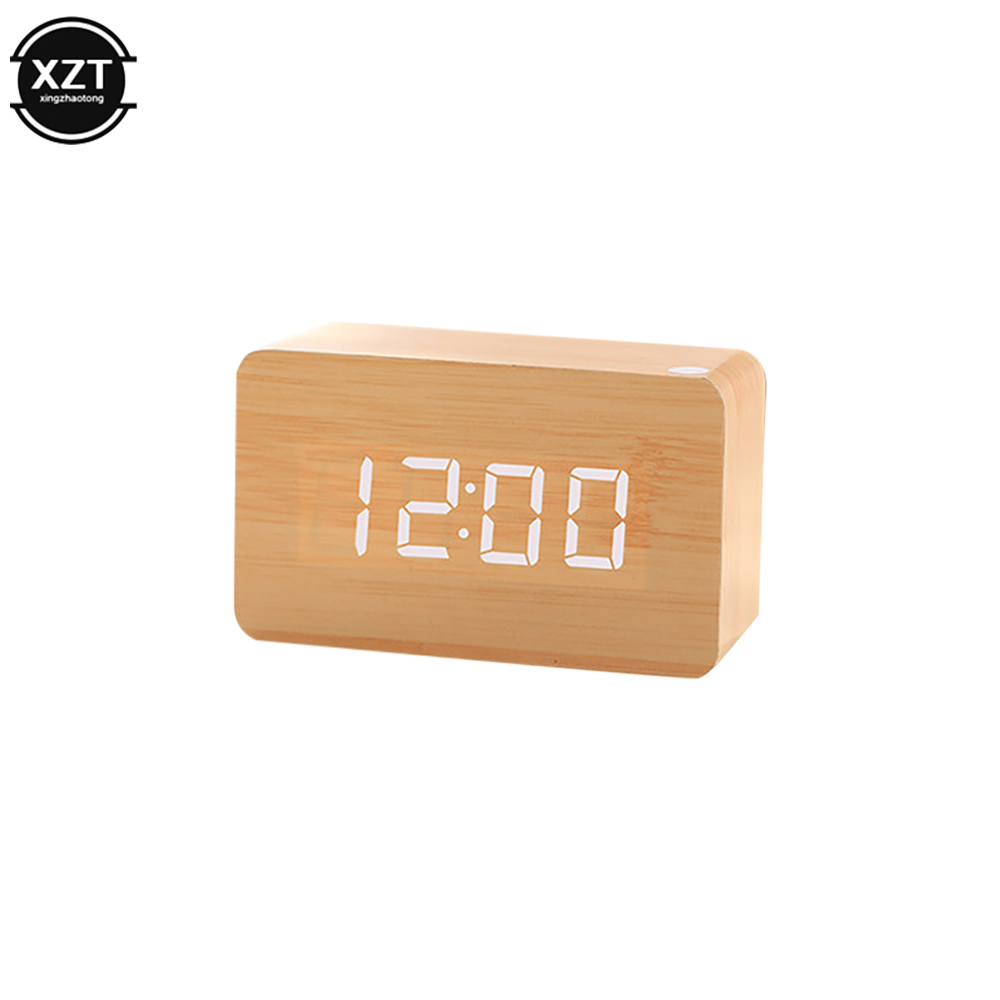 Fashion Alarm Clock LED Wooden - مراجعة Led Desk Clock وسعره