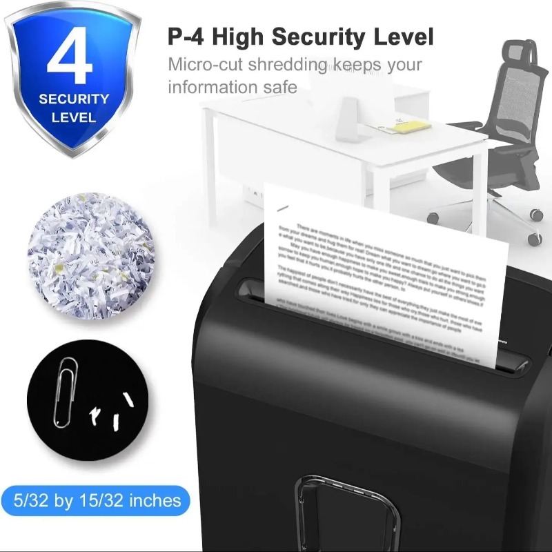 Bonsaii 6-Sheet Micro-Cut Pape - مراجعة Paper Shredder Micro وسعره