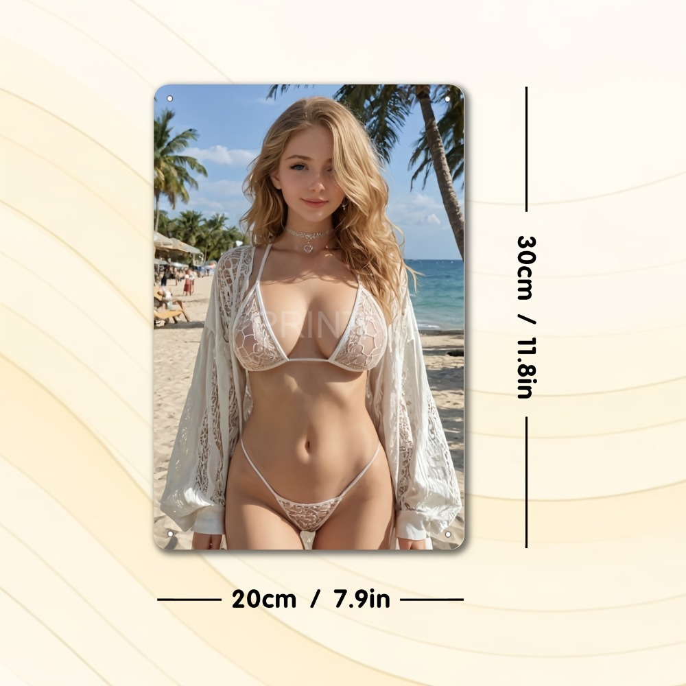 Blonde Bikini Curvy Girl Sexy  - مراجعة Home Office Image وسعره