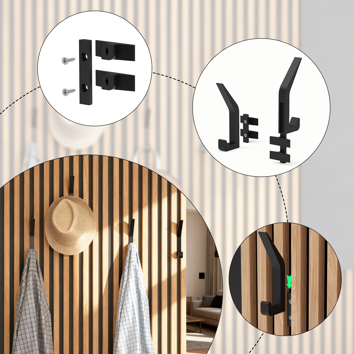 4 Soundproof Panel Hooks - Dri - مراجعة Home Office Studio وسعره