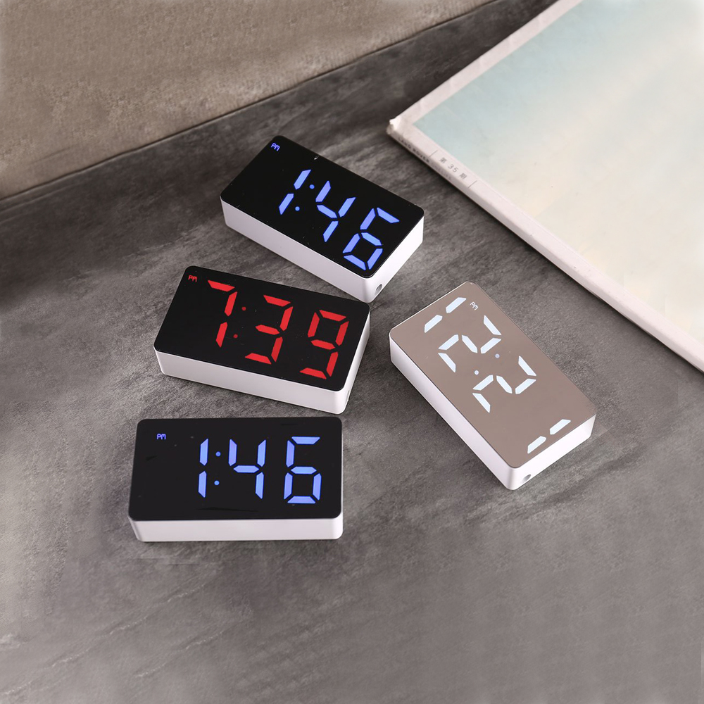 LED Electronic Watch Mirror Al - مراجعة Led Desk Clock وسعره