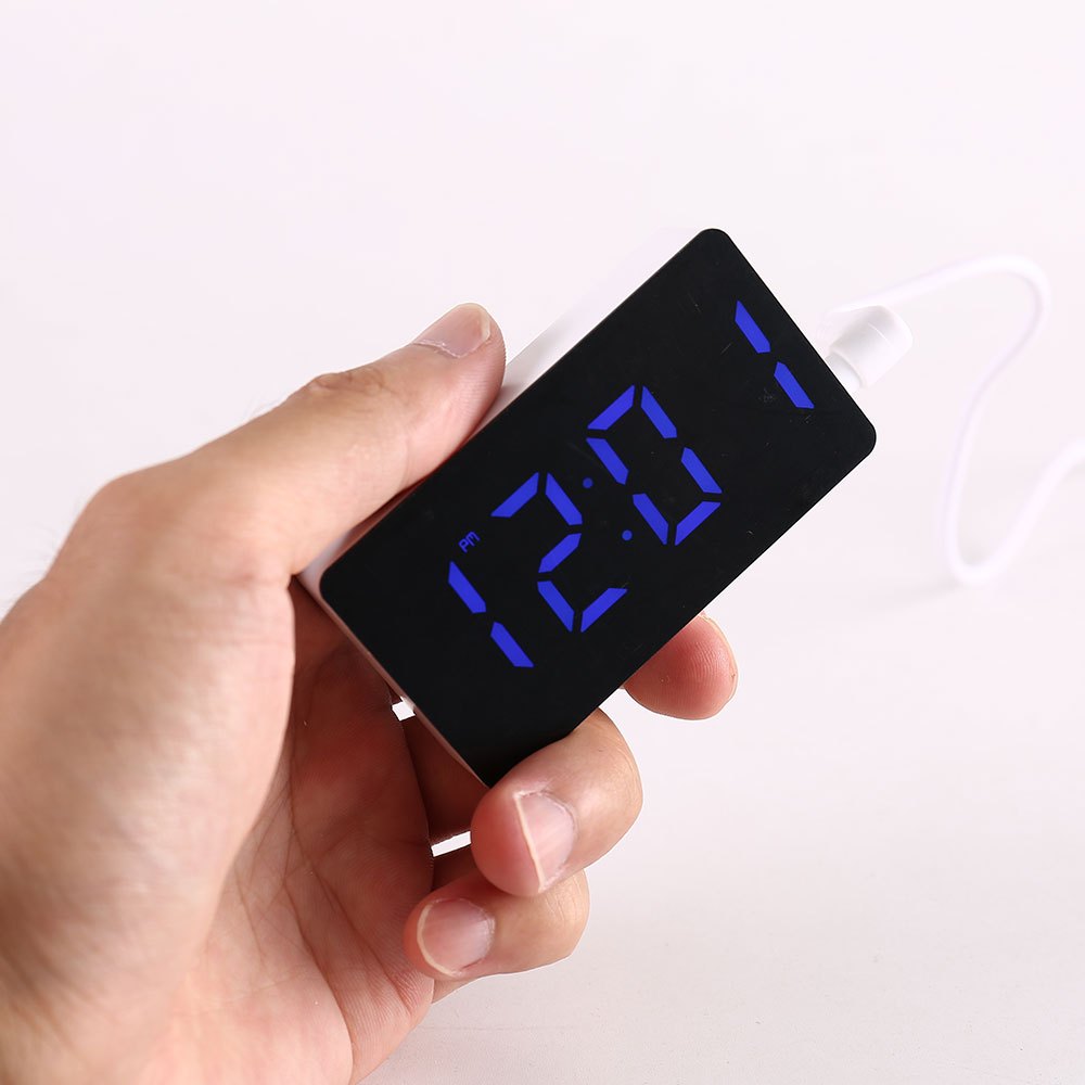 LED Electronic Watch Mirror Al - مراجعة Led Desk Clock وسعره
