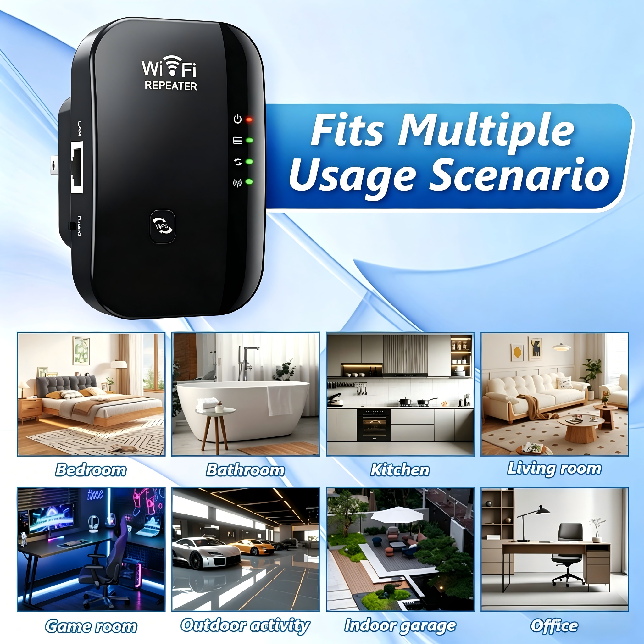 Wireless 300M 2.4GHz WiFi Rang - مراجعة Home Office Work وسعره